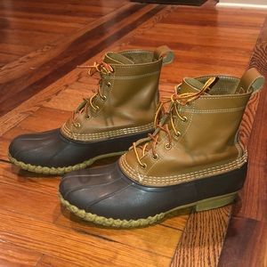 Men’s LL Bean 8” Bean Boots Size 10